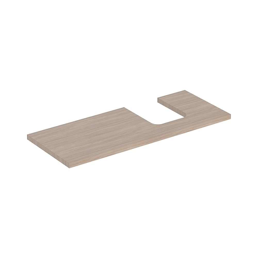Geberit ONE Waschtischplatte Ausschnitt rechts, für Aufsatzwaschtisch Schalenform, 1... GEBERIT-505315005 4025410937568 (Abb. 1)