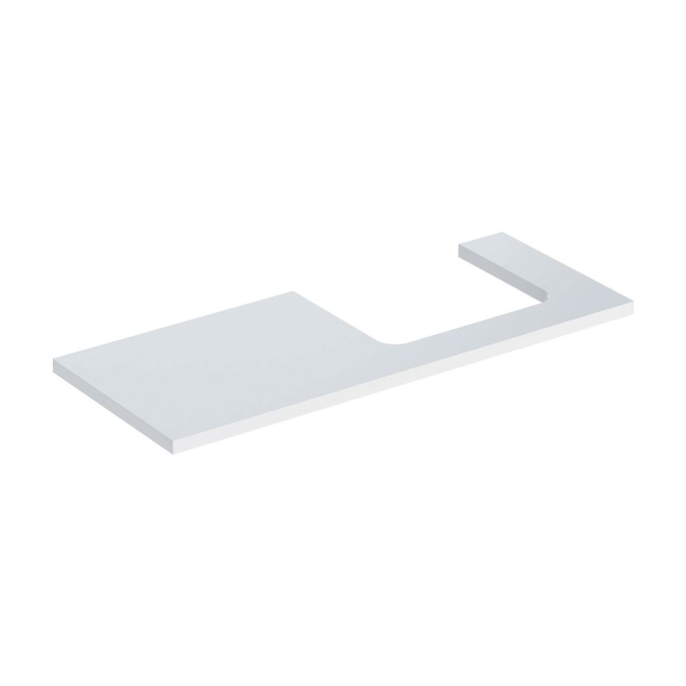 Geberit ONE Waschtischplatte Ausschnitt rechts, für Aufsatzwaschtisch rechteckig, 12... GEBERIT-505325001 4025410937735 (Abb. 2)