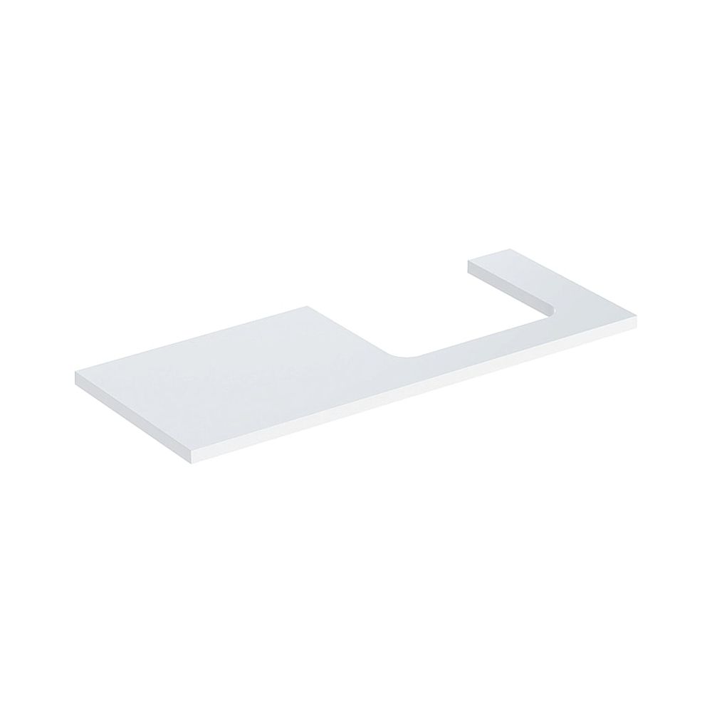 Geberit ONE Waschtischplatte Ausschnitt rechts, für Aufsatzwaschtisch rechteckig, 12... GEBERIT-505325001 4025410937735 (Abb. 1)