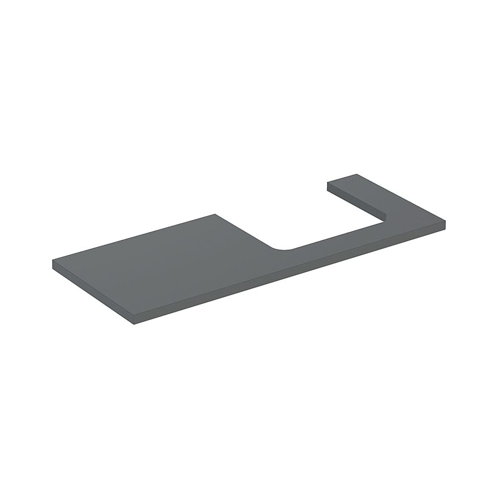 Geberit ONE Waschtischplatte Ausschnitt rechts, für Aufsatzwaschtisch rechteckig, 12... GEBERIT-505325003 4025410937759 (Abb. 1)