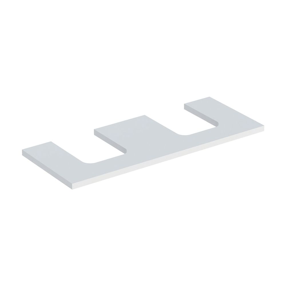 Geberit ONE Waschtischplatte Ausschnitt 2-fach, für Aufsatzwaschtisch Schalenform, 1... GEBERIT-505335002 4025410937810 (Abb. 2)
