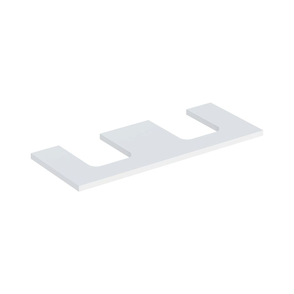 Geberit ONE Waschtischplatte Ausschnitt 2-fach, für Aufsatzwaschtisch Schalenform, 1... GEBERIT-505335002 4025410937810 (Abb. 1)
