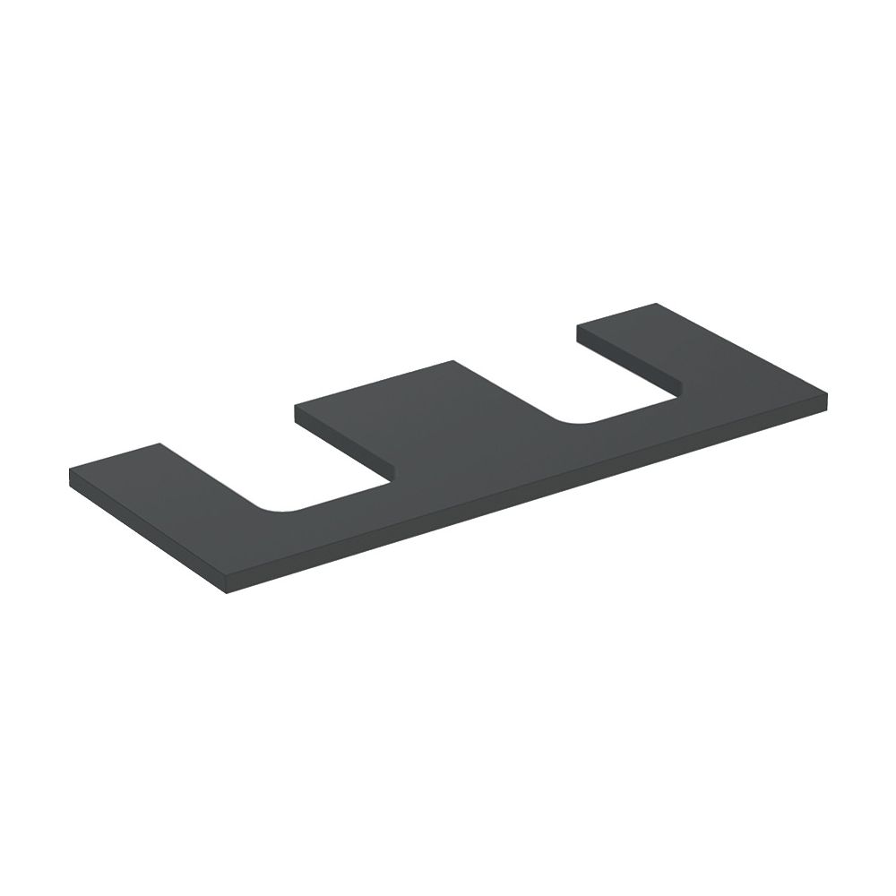 Geberit ONE Waschtischplatte Ausschnitt 2-fach, für Aufsatzwaschtisch Schalenform, 1... GEBERIT-505335003 4025410937827 (Abb. 2)