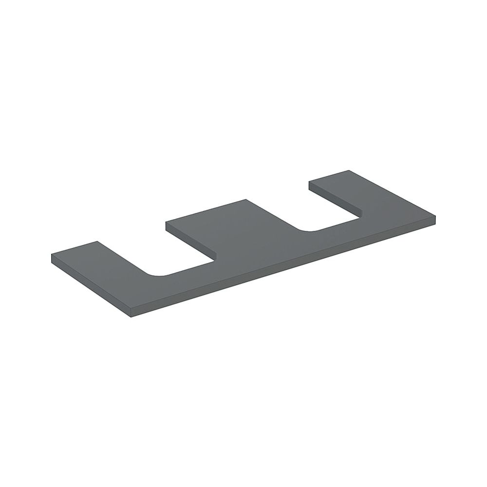 Geberit ONE Waschtischplatte Ausschnitt 2-fach, für Aufsatzwaschtisch Schalenform, 1... GEBERIT-505335003 4025410937827 (Abb. 1)