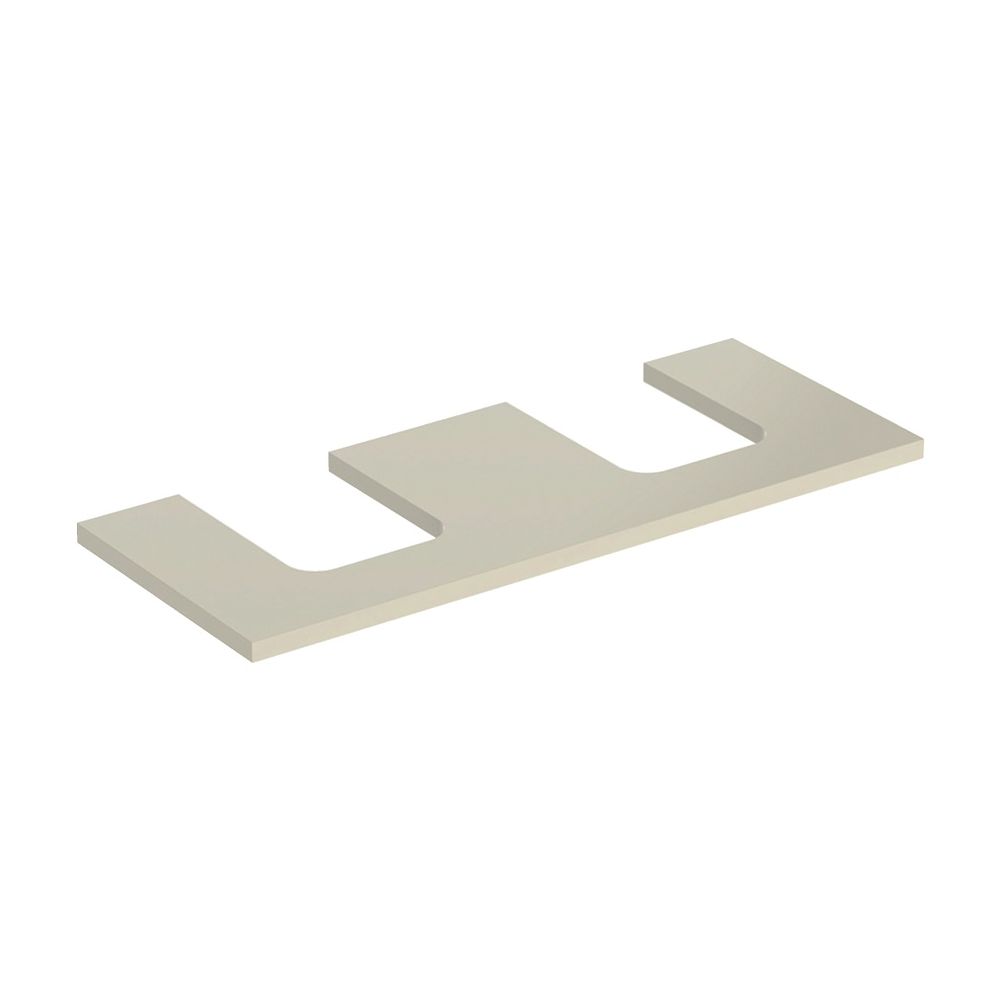 Geberit ONE Waschtischplatte Ausschnitt 2-fach, für Aufsatzwaschtisch Schalenform, 1... GEBERIT-505335004 4025410937834 (Abb. 2)