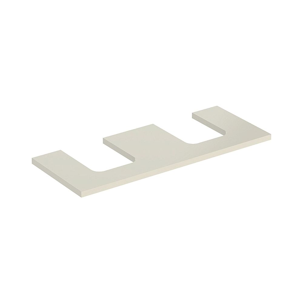 Geberit ONE Waschtischplatte Ausschnitt 2-fach, für Aufsatzwaschtisch Schalenform, 1... GEBERIT-505335004 4025410937834 (Abb. 1)