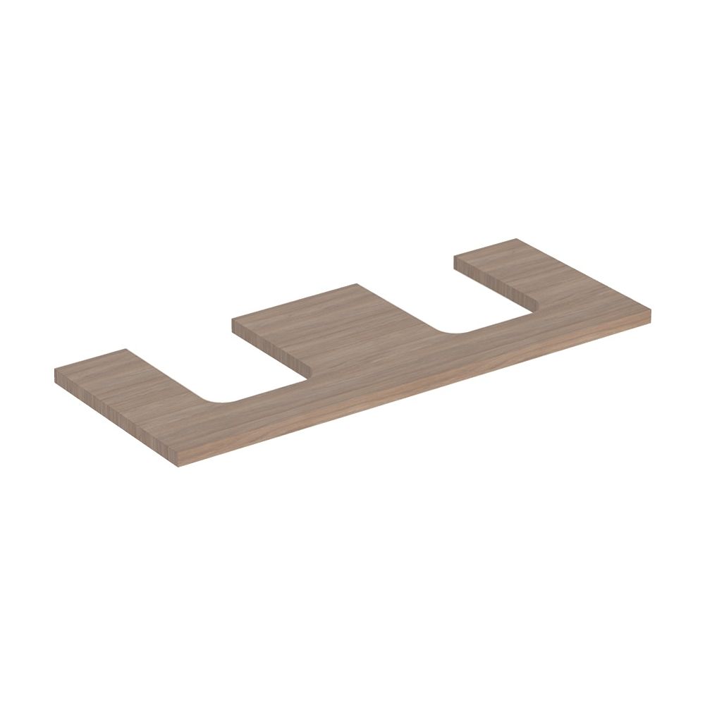 Geberit ONE Waschtischplatte Ausschnitt 2-fach, für Aufsatzwaschtisch Schalenform, 1... GEBERIT-505335005 4025410937841 (Abb. 2)