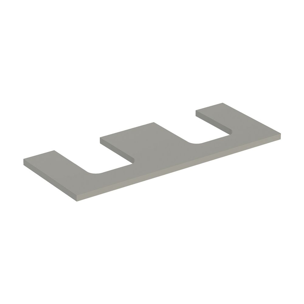 Geberit ONE Waschtischplatte Ausschnitt 2-fach, für Aufsatzwaschtisch Schalenform, 1... GEBERIT-505335007 4025410937865 (Abb. 2)