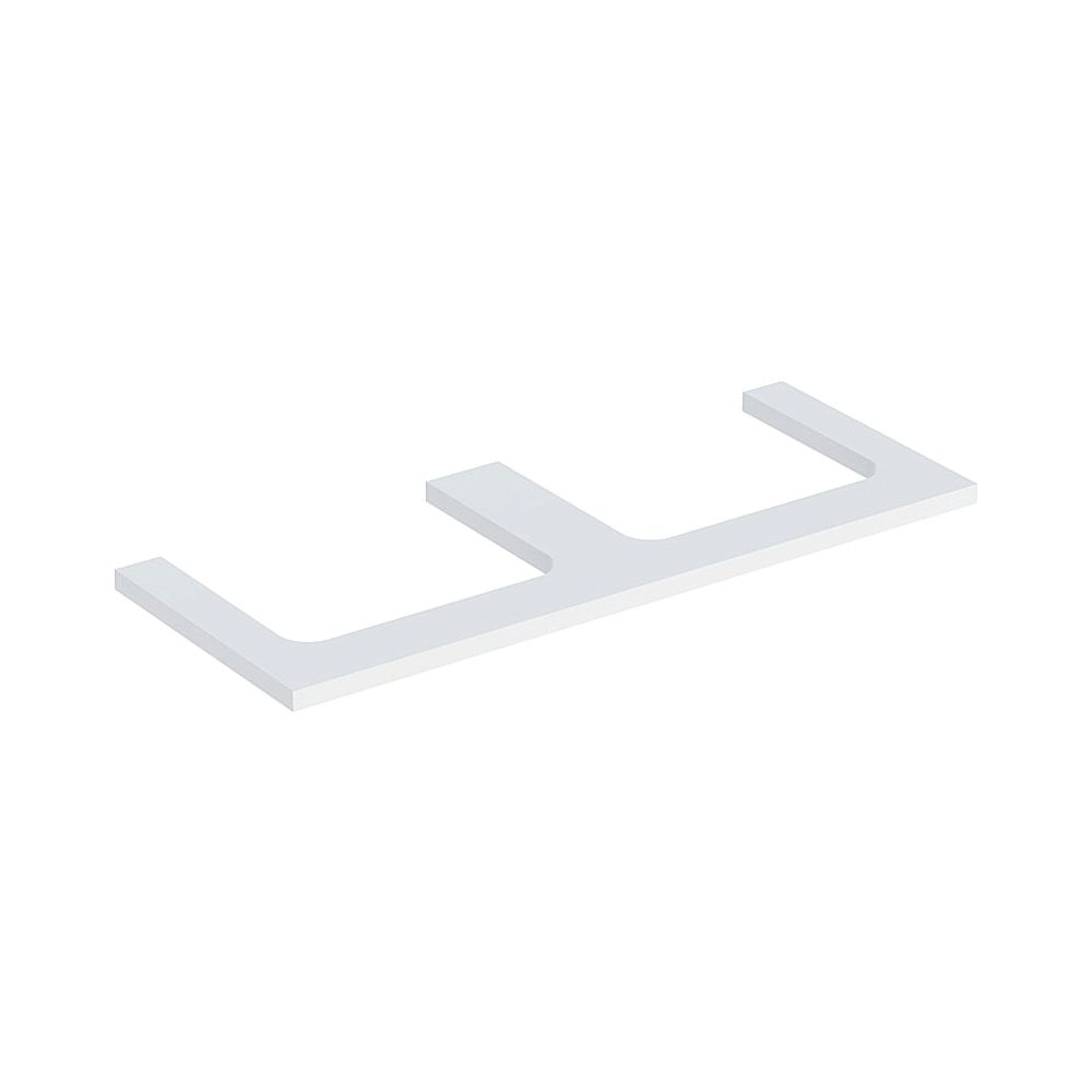 Geberit ONE Waschtischplatte Ausschnitt 2-fach, für Aufsatzwaschtisch, 120x3x47cm, W... GEBERIT-505345002 4025410937889 (Abb. 1)