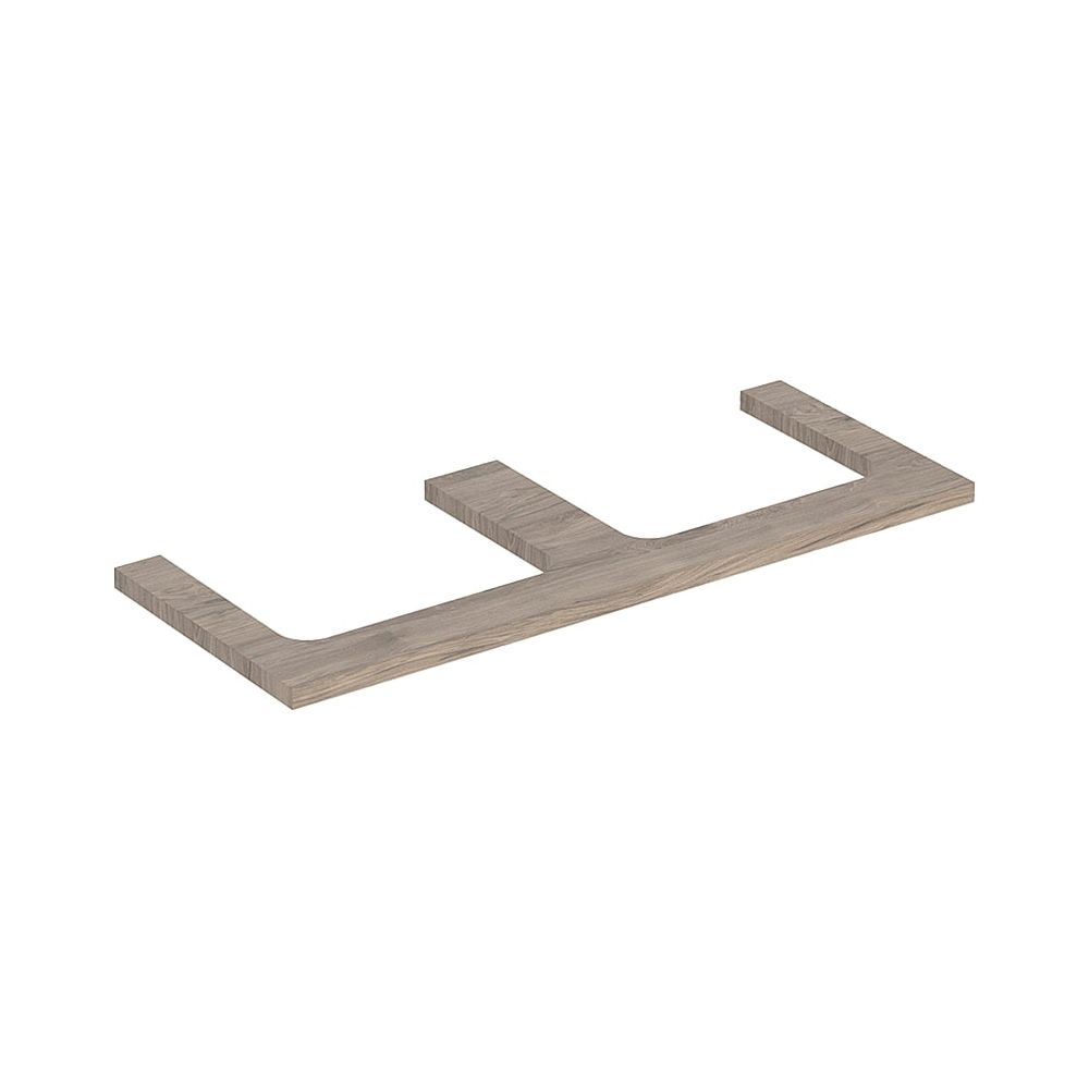Geberit ONE Waschtischplatte Ausschnitt 2-fach, für Aufsatzwaschtisch, 120x3x47cm, N... GEBERIT-505345006 4025410937926 (Abb. 1)