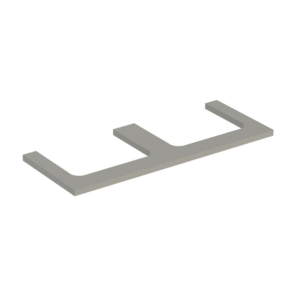 Geberit ONE Waschtischplatte Ausschnitt 2-fach, für Aufsatzwaschtisch, 120x3x47cm, G... GEBERIT-505345007 4025410937933 (Abb. 2)