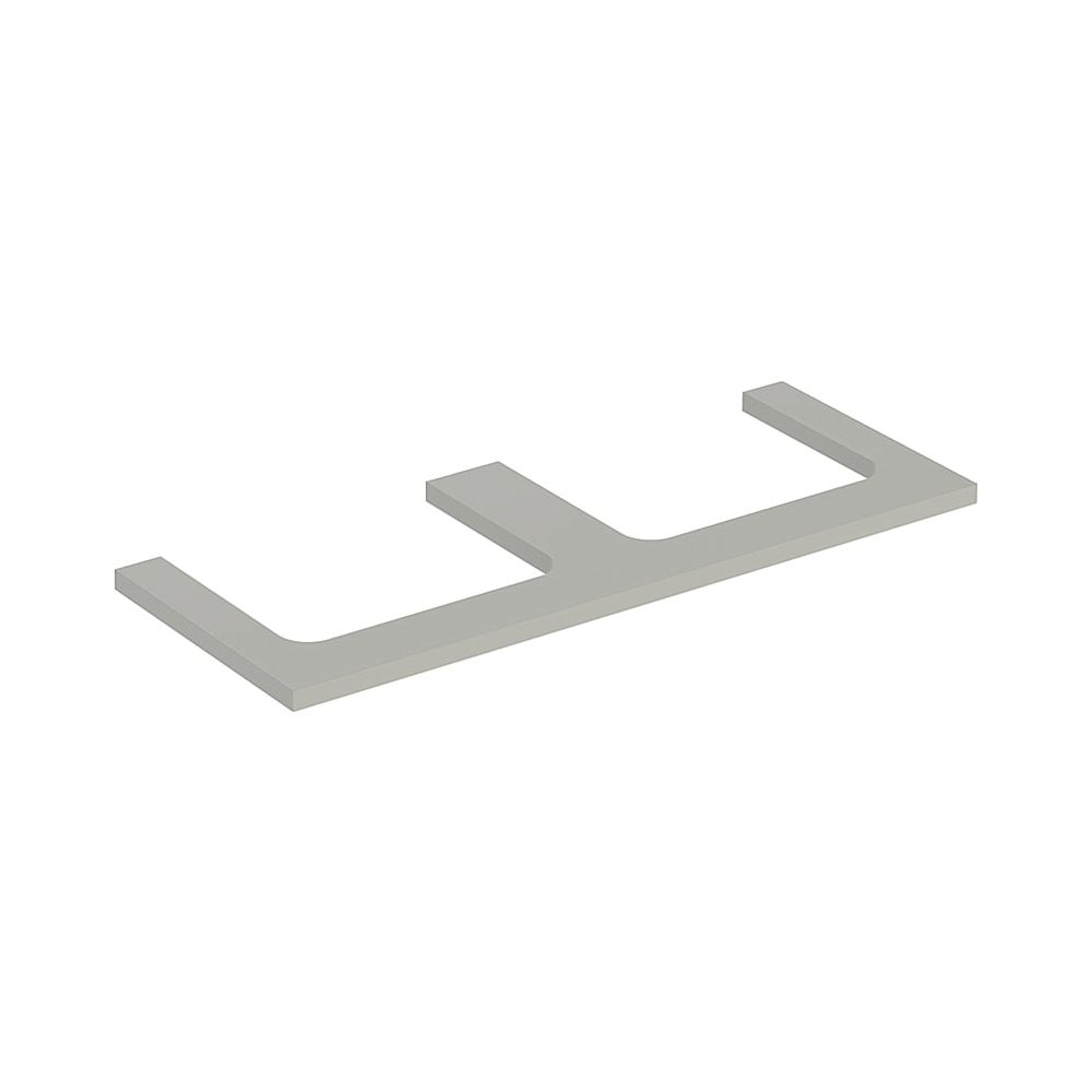 Geberit ONE Waschtischplatte Ausschnitt 2-fach, für Aufsatzwaschtisch, 120x3x47cm, G... GEBERIT-505345007 4025410937933 (Abb. 1)