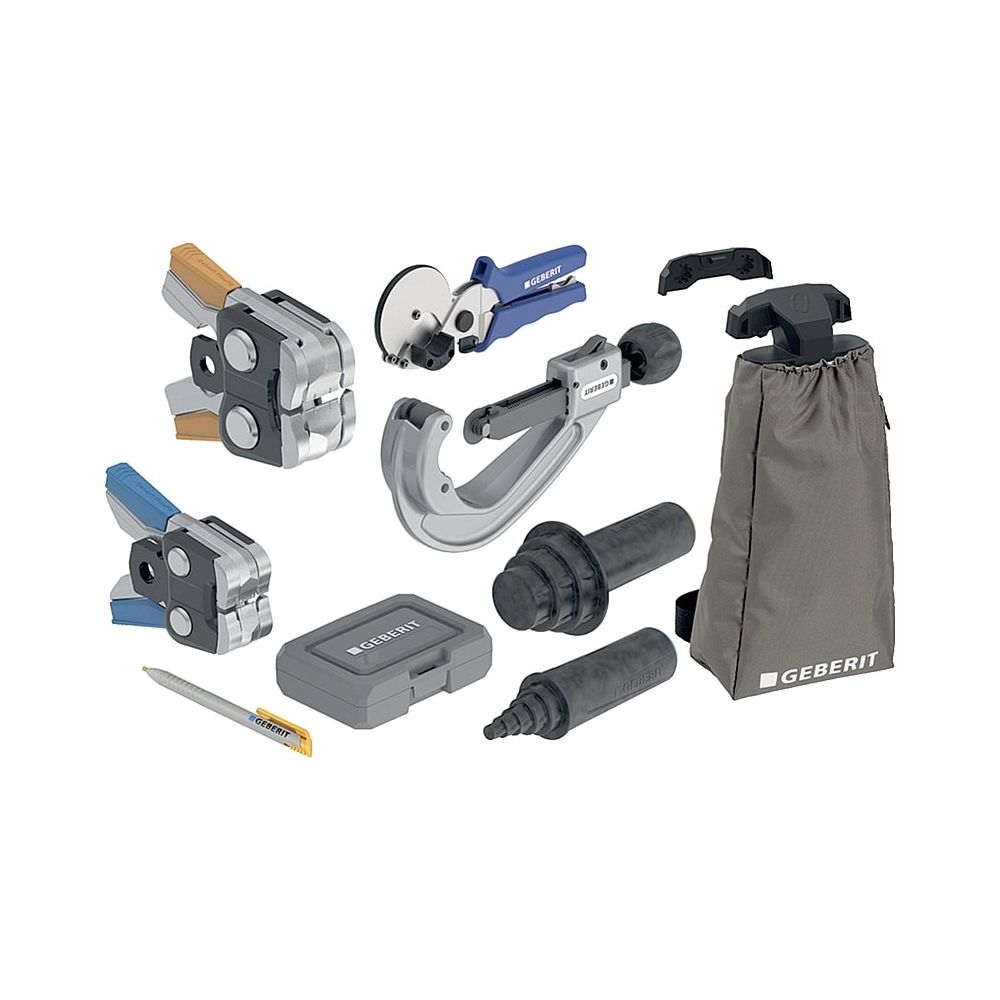 Geberit FlowFit Set Pressbacke Typ 2 Außendurchmesser 16/20/25/32/40/50/63/75mm... GEBERIT-691037001 4025410728142 (Abb. 1)