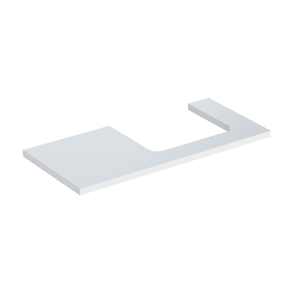 Geberit ONE Waschtischplatte Ausschnitt rechts, für Aufsatzwaschtisch rechteckig, 10... GEBERIT-505324001 4025410937667 (Abb. 2)