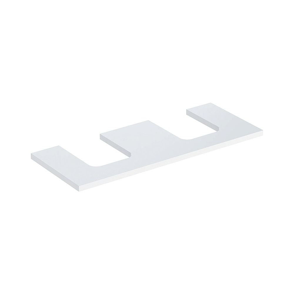 Geberit ONE Waschtischplatte Ausschnitt 2-fach, für Aufsatzwaschtisch Schalenform, 1... GEBERIT-505335001 4025410937803 (Abb. 1)