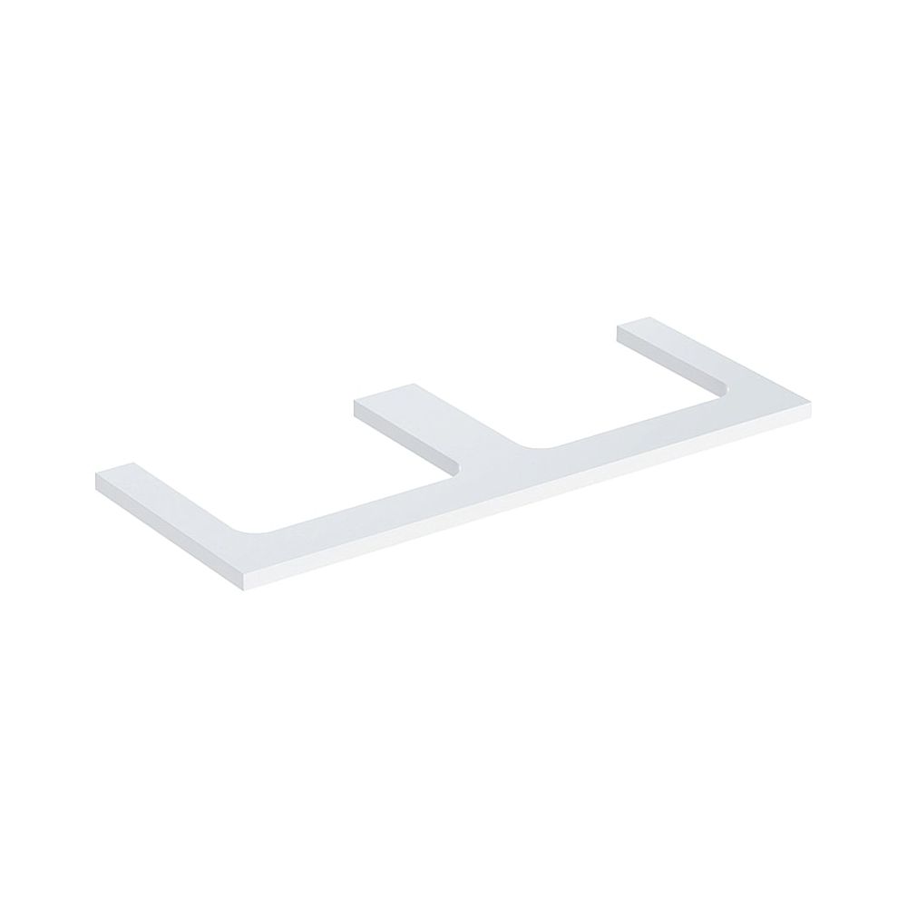 Geberit ONE Waschtischplatte Ausschnitt 2-fach, für Aufsatzwaschtisch, 120x3x47cm, W... GEBERIT-505345001 4025410937872 (Abb. 1)