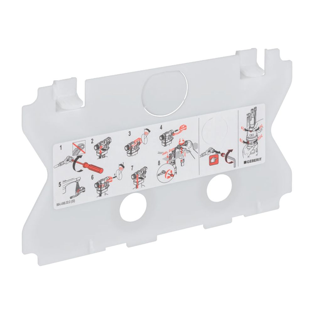 Geberit Schutzplatte für Unterputzspülkasten ab 2002... GEBERIT-240930001 4025416360964 (Abb. 2)
