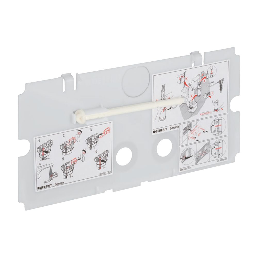 Geberit Schutzplatte für Twinline Unterputzspülkasten... GEBERIT-240512001 4025416061700 (Abb. 2)