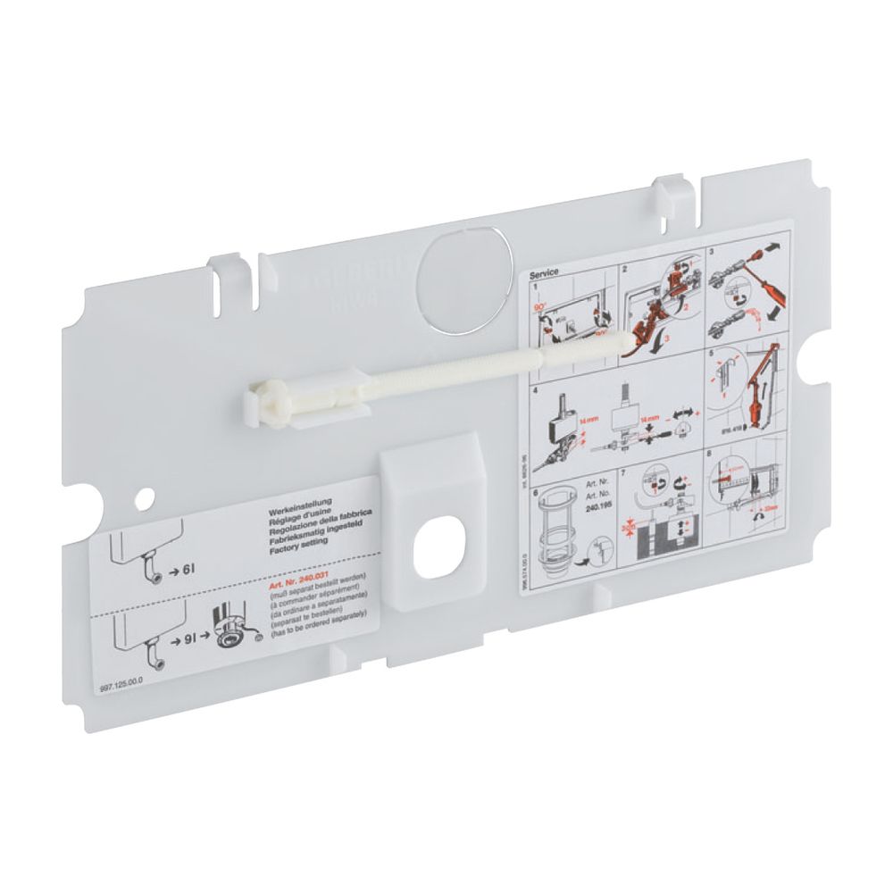 Geberit Schutzplatte für Unterputzspülkasten... GEBERIT-240073001 4025416035312 (Abb. 2)