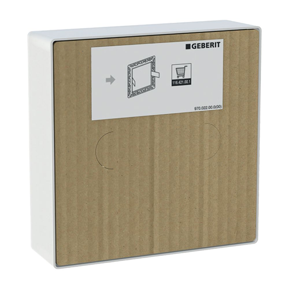 Geberit Bauschutz für Abdeckplatte flächenbündig, für Waschtischarmaturen mit UP-Fun... GEBERIT-244654001 4025410906892 (Abb. 2)