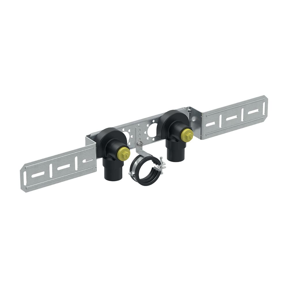 Geberit Anschlusswinkel 90 Grad mit Außengewinde MF 1/2" vorm. 2x Ablaufrohrs. RMF 1... GEBERIT-632871002 4025410760227 (Abb. 2)