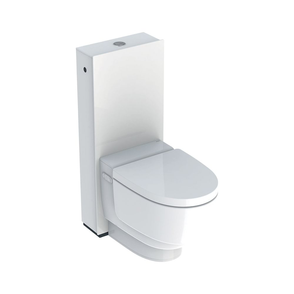 Geberit AquaClean Mera Classic WC-Komplettanlage Stand-WC Alpinweiß, Glas Weiß, Hoch... GEBERIT-146240SI1 4025410874306 (Abb. 2)