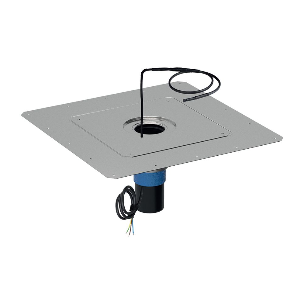 Geberit Pluvia Dachdurchführung mit Brandschutz, Heizband 230V/11,2W... GEBERIT-359363001 4025410946768 (Abb. 2)