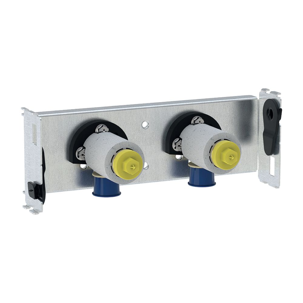 Geberit GIS Traverse für Wandarmatur Aufputz, 100mm, mit zwei Wasseranschlüssen... GEBERIT-461741001 4025416500926 (Abb. 2)