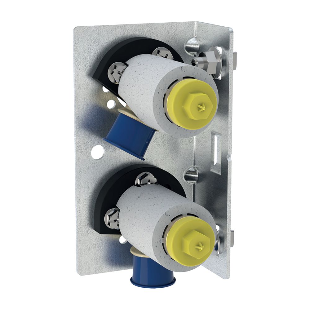 Geberit GIS Traverse für vertikal montierte Wandarmatur Aufputz, mit zwei Wasseransc... GEBERIT-461746001 4025416610564 (Abb. 2)