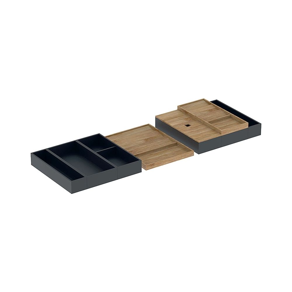 Geberit Set Schubladeneinsätze für obere Schublade Breite Waschtisch 105cm... GEBERIT-502352001 4025410944290 (Abb. 1)