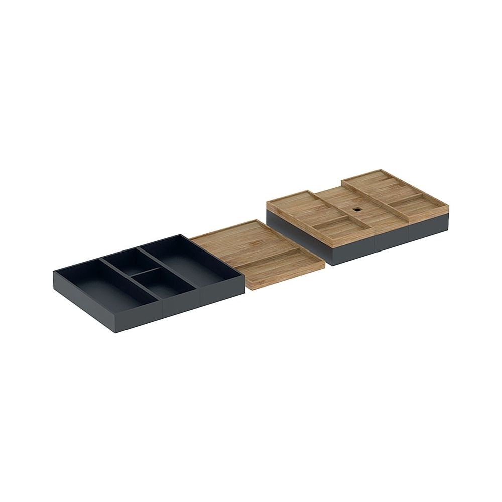 Geberit Set Schubladeneinsätze für obere Schublade Breite Waschtisch 120cm... GEBERIT-502353001 4025410944306 (Abb. 1)