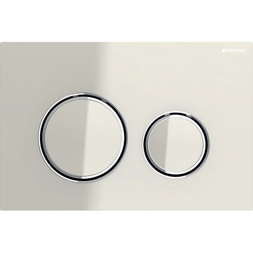 Geberit Sigma 50 (ex Sigma 21) Drückerplatte mit 2-Mengen-Spülung, Sandgrau, Metallf... GEBERIT-115884JL1 4025410947024 (Abb. 2)