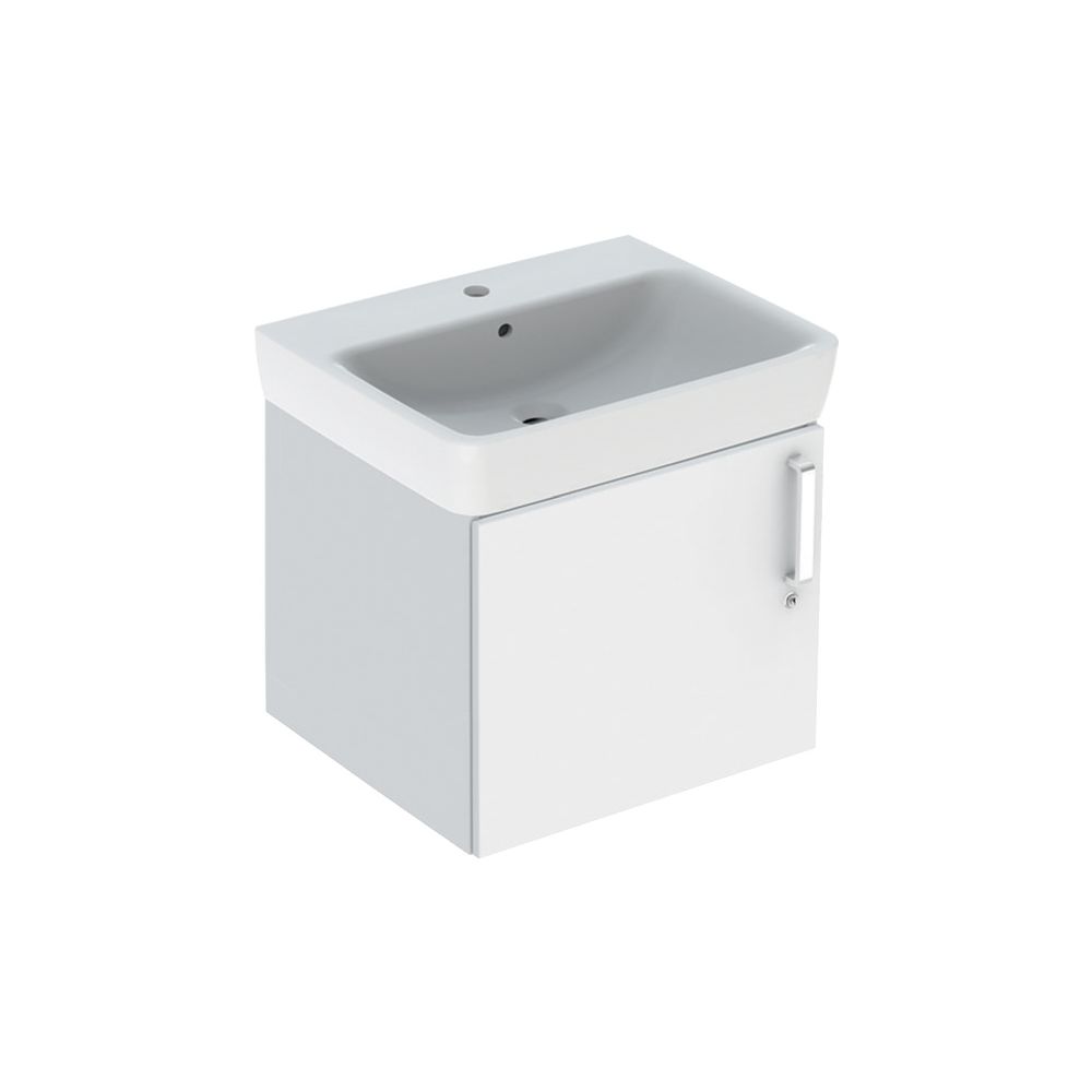 Geberit Bambini Set Waschtisch, Unterschrank, 59,5x56,3x48,3cm, Hahnloch mittig, Übe... GEBERIT-501927011 4025410905598 (Abb. 2)