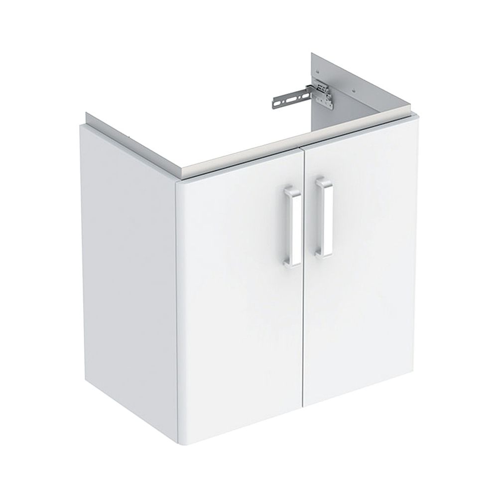 Geberit Renova Compact Unterschrank für Waschtisch, 2 Türen 59,7x60,5x39,7cm B Wasch... GEBERIT-501926011 4025410905574 (Abb. 1)