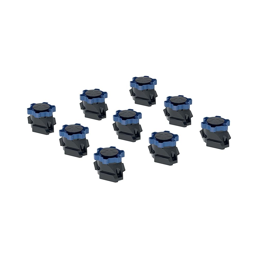 Geberit Set Füße für Duschwanne mit Länge bis 140cm, Höhe 6-12cm, 9 Stück... GEBERIT-554952001 4025410750334 (Abb. 1)