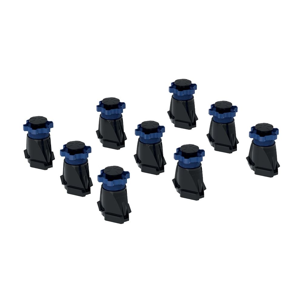 Geberit Set Füße hoch für Duschwanne bis Länge 140cm, Höhe 9-21cm, 9 Stück... GEBERIT-554953001 4025410750358 (Abb. 2)