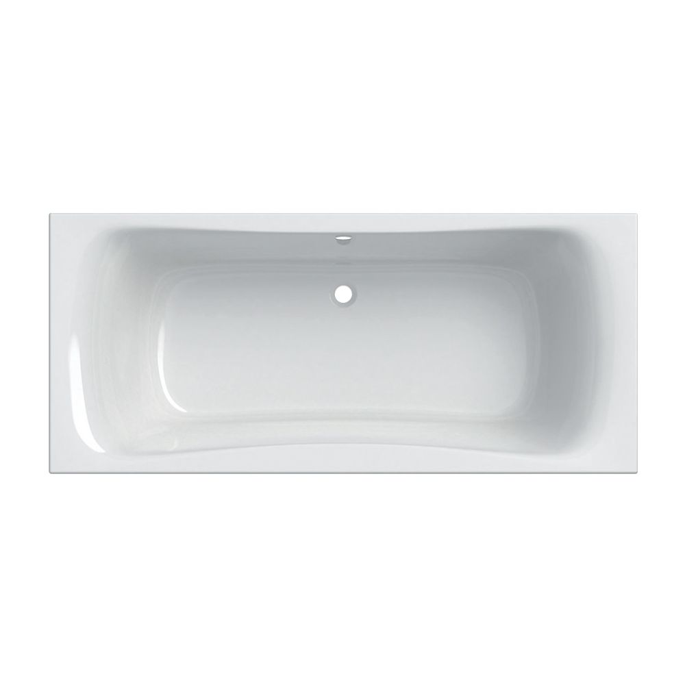 Geberit Renova Rechteckbadewanne Duo 180x80cm, Gesamtvolumen 218l... GEBERIT-554209011 4025410949769 (Abb. 2)