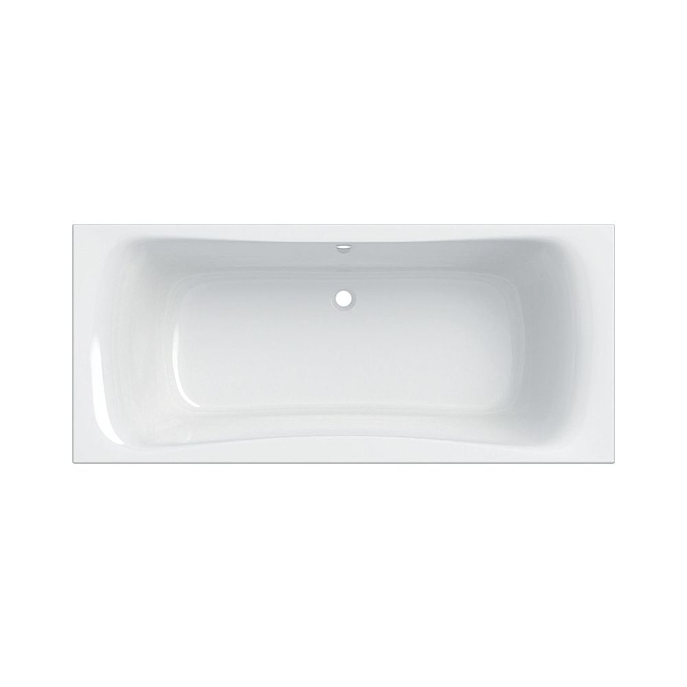 Geberit Renova Rechteckbadewanne Duo 180x80cm, Gesamtvolumen 218l... GEBERIT-554209011 4025410949769 (Abb. 1)