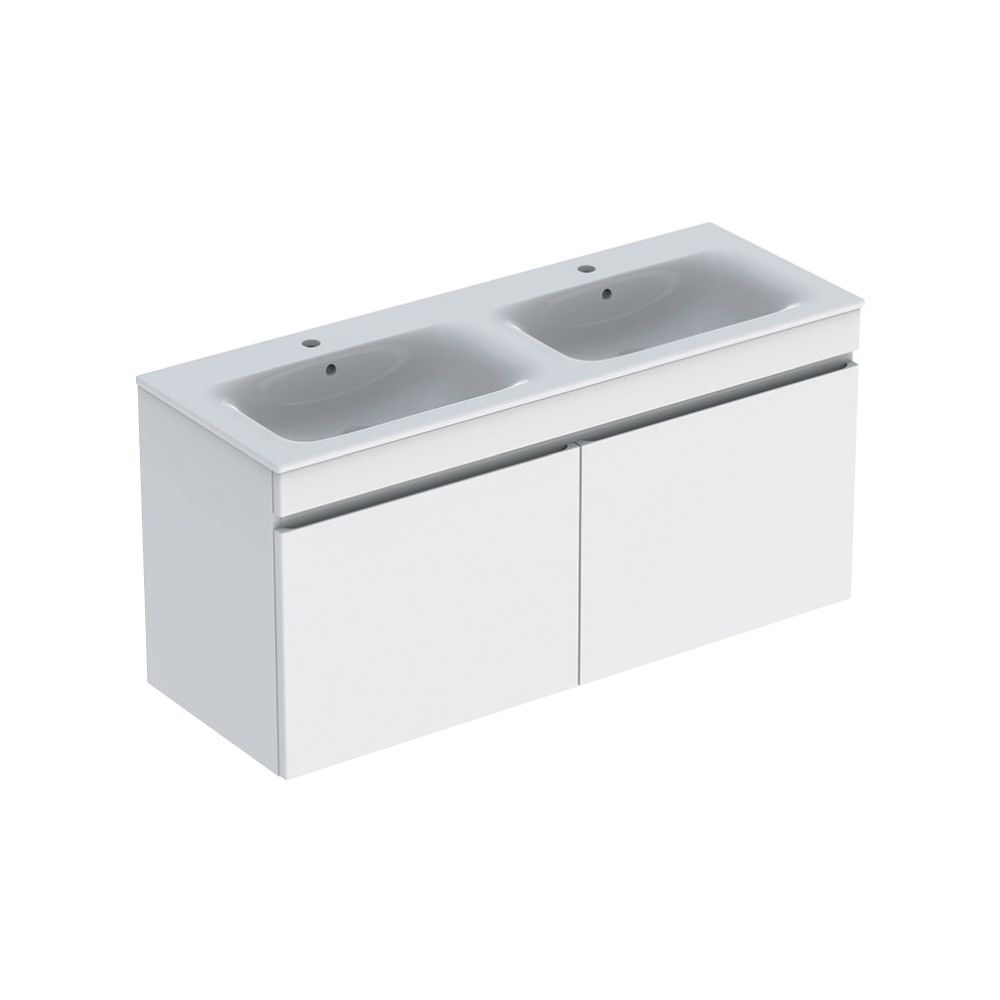 Geberit Renova Plan Set Doppelmöbelwaschtisch zwei Schubladen Korpus und Front Weiß ... GEBERIT-501918011 4025410905437 (Abb. 2)