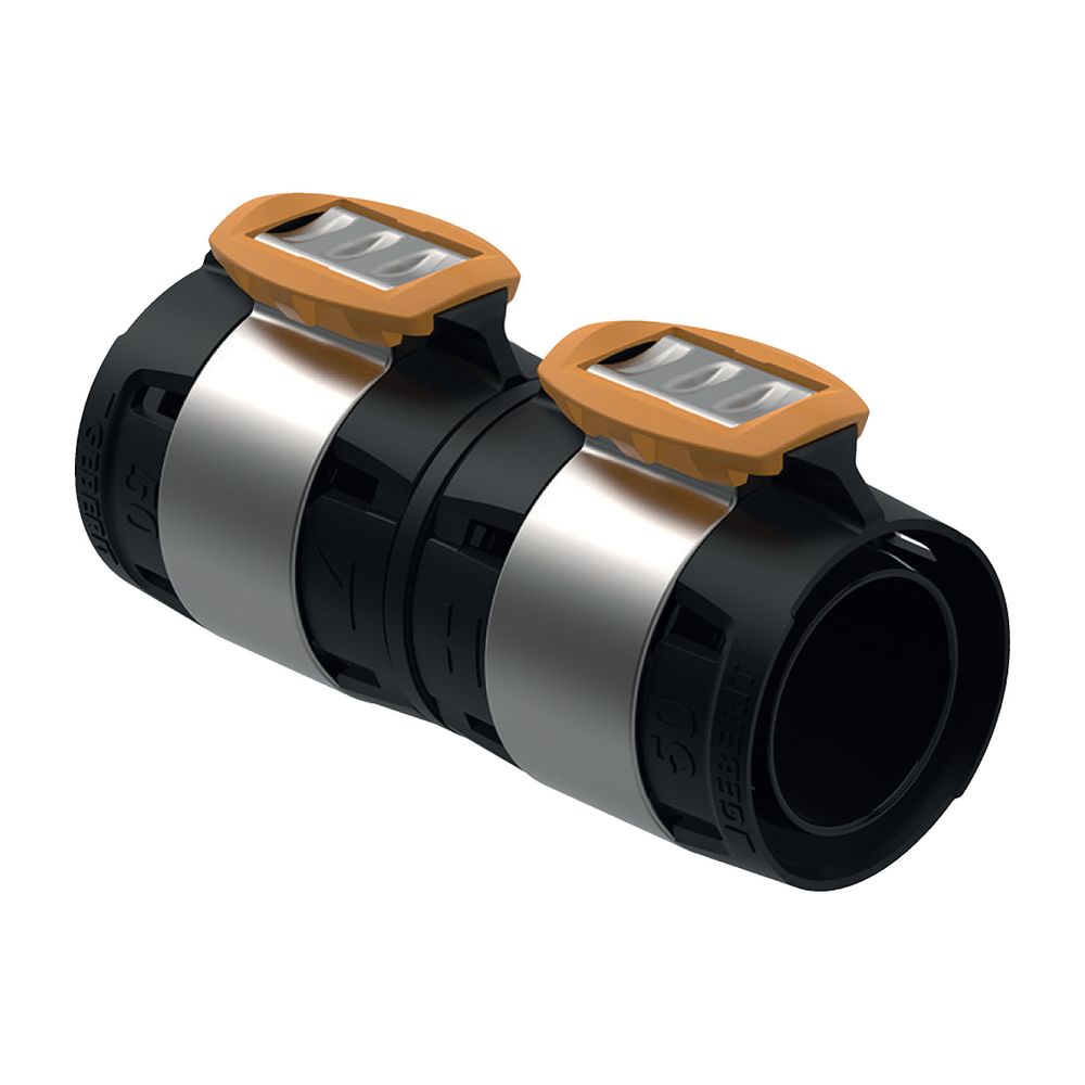 Geberit FlowFit Kupplung Außendurchmesser 50mm, PPSU... GEBERIT-620015001 4025416605744 (Abb. 2)