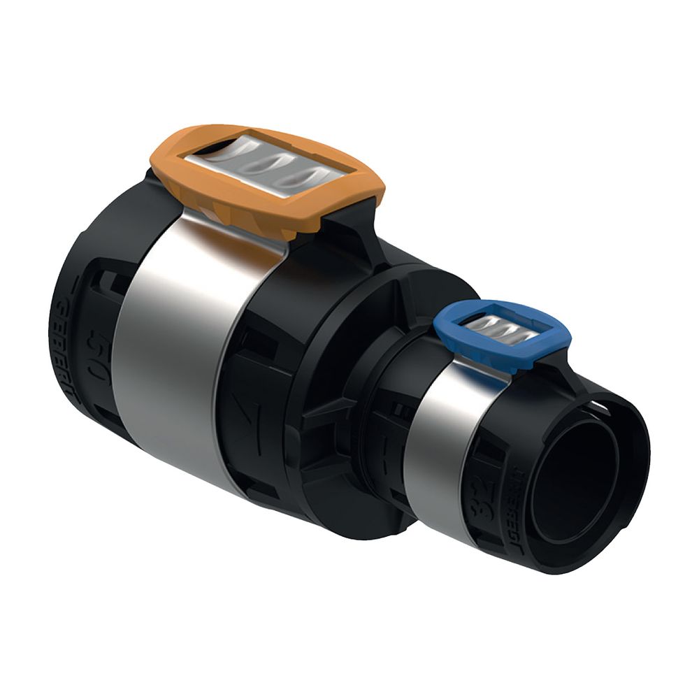 Geberit FlowFit Reduktion, d 75mm, d1 40mm, PPSU... GEBERIT-620037001 4025416606802 (Abb. 2)