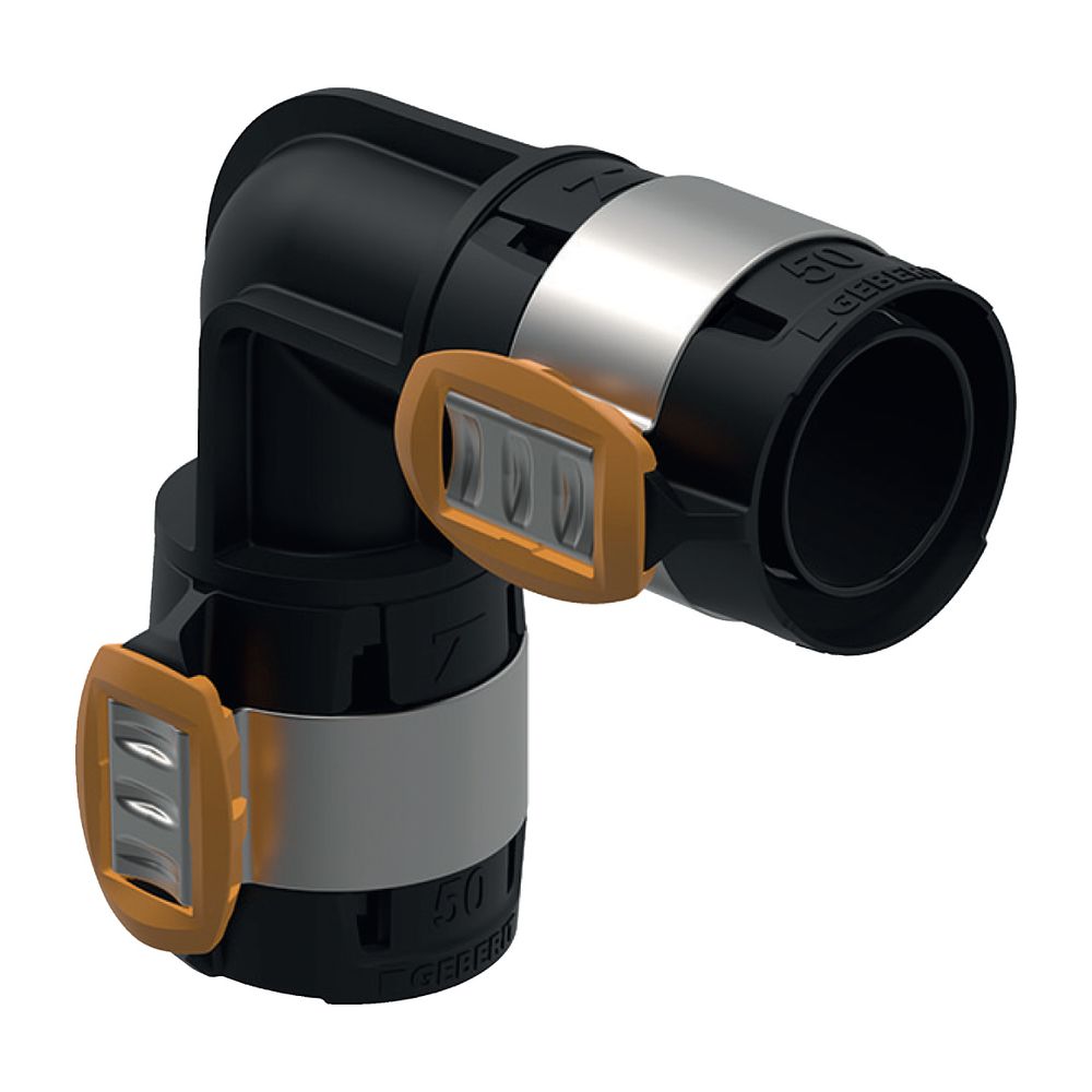 Geberit FlowFit Bogen 90 Grad, Außendurchmesser 75mm, PPSU... GEBERIT-620077001 4025416609384 (Abb. 2)
