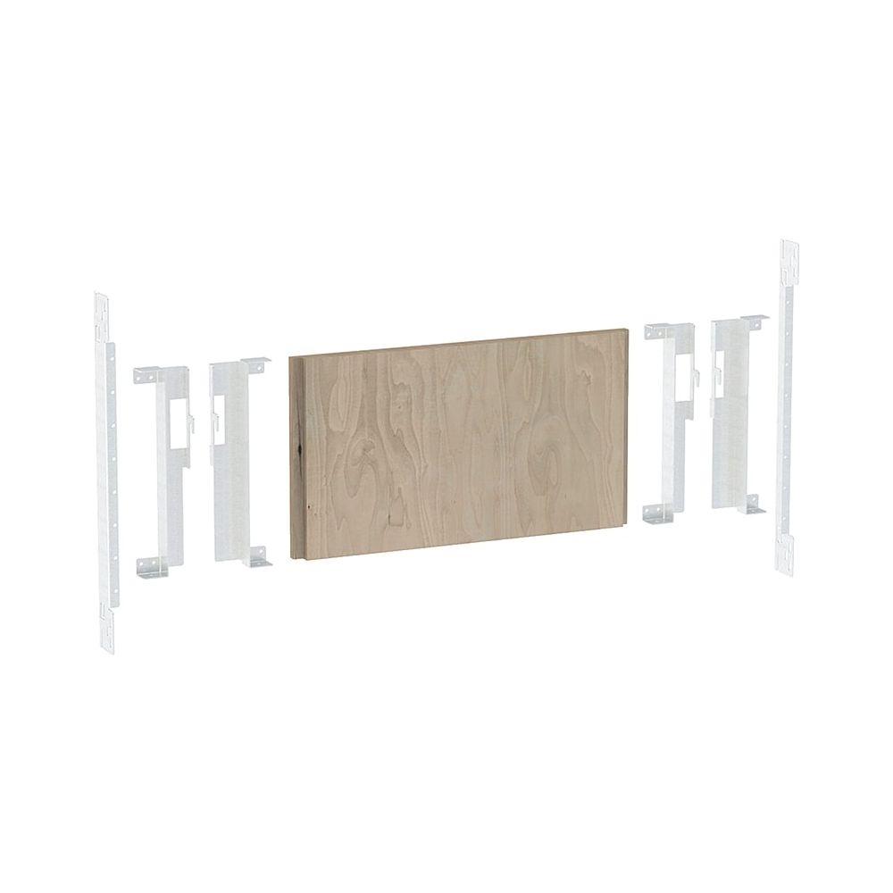 Geberit Duofix Montageplatte für Waschtisch mit Unterschrank, zwei Auslaufarmaturen,... GEBERIT-111056001 4025410948199 (Abb. 1)