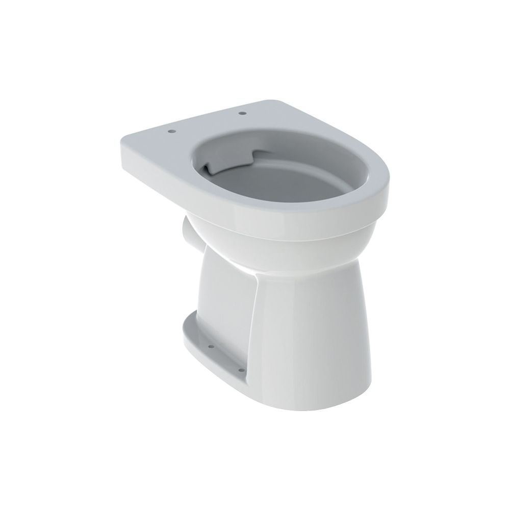 Geberit Renova Stand-WC Flachspüler, Abgang horizontal, Rimfree Tiefe 47cm, Weiß/Ker... GEBERIT-501984008 4025410605047 (Abb. 2)