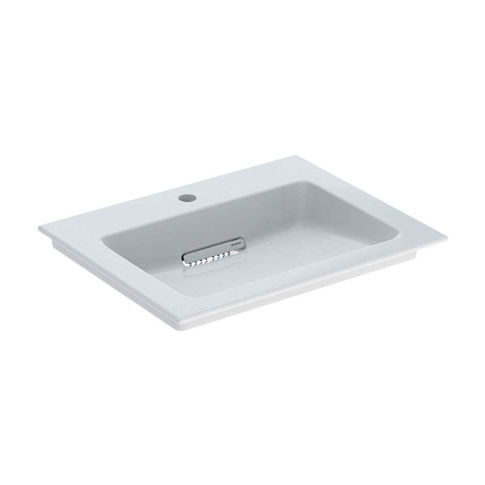 Geberit ONE Möbelwaschtisch Abgang horizontal, B 60cm T 48cm Hahnloch mittig, ohne Ü... GEBERIT-505002001 4025410593535 (Abb. 2)