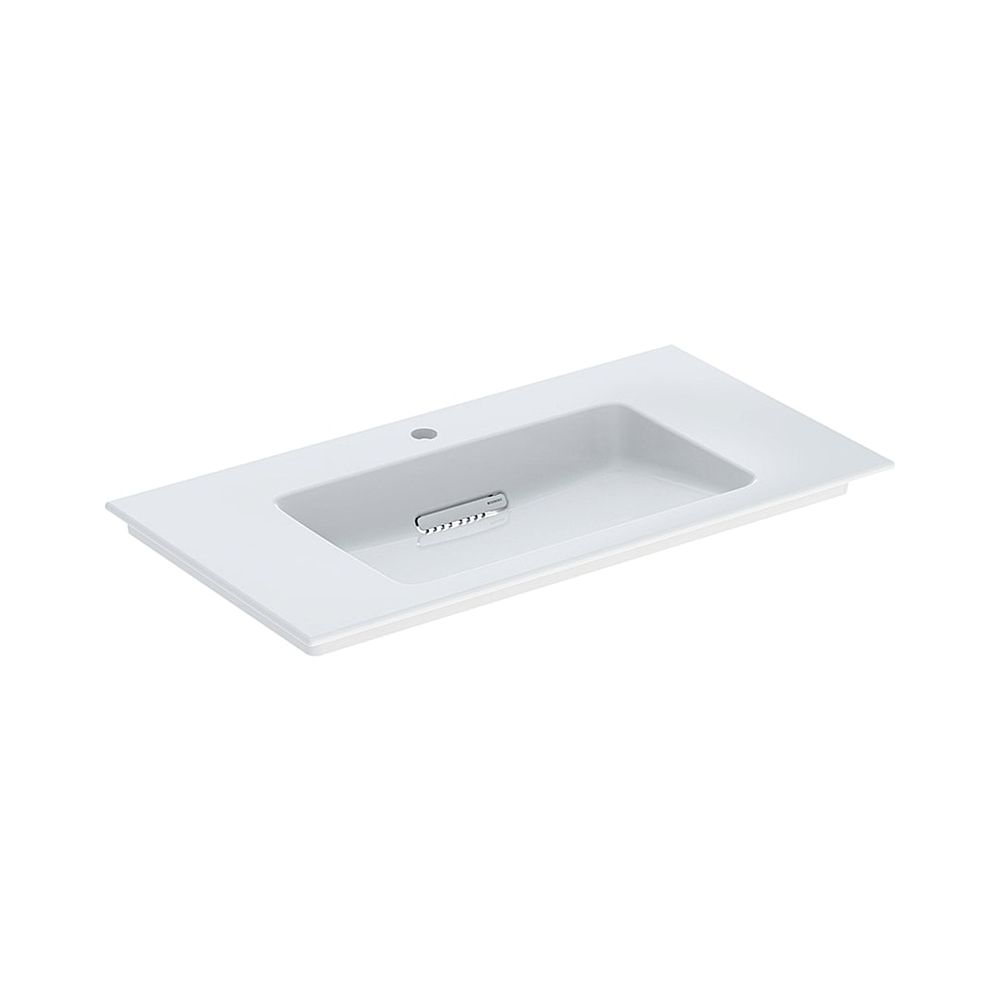 Geberit ONE Möbelwaschtisch Abgang horizontal, B 90cm T 48cm Hahnloch mittig, ohne Ü... GEBERIT-505006001 4025410593573 (Abb. 1)