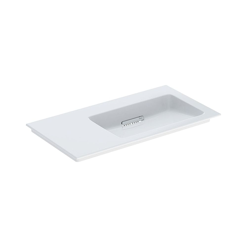 Geberit ONE Möbelwaschtisch Abgang horizontal Ablagefl. links 90x48cm o. ohne Hahnlo... GEBERIT-505013001 4025410593719 (Abb. 1)