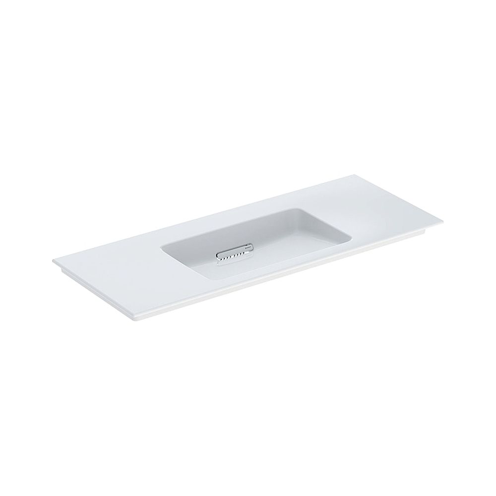 Geberit ONE Möbelwaschtisch Abgang horizontal, B 120cm T 48cm ohne Hahnloch, ohne Üb... GEBERIT-505016001 4025410593740 (Abb. 1)