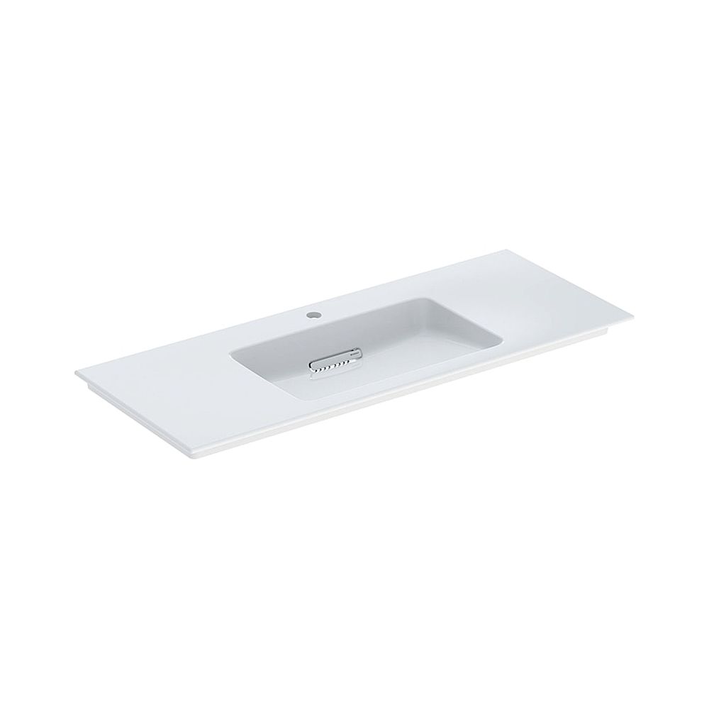 Geberit ONE Möbelwaschtisch Abgang horizontal, B 120cm T 48cm Hahnloch mittig, ohne ... GEBERIT-505017001 4025410593757 (Abb. 1)