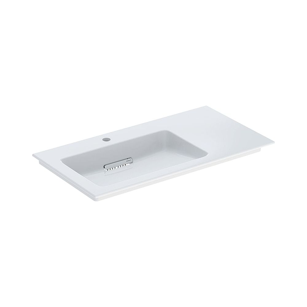 Geberit ONE Möbelwaschtisch Abgang horizontal Ablagefläche rechts 90x48cm HL links o... GEBERIT-505007001 4025410593580 (Abb. 1)
